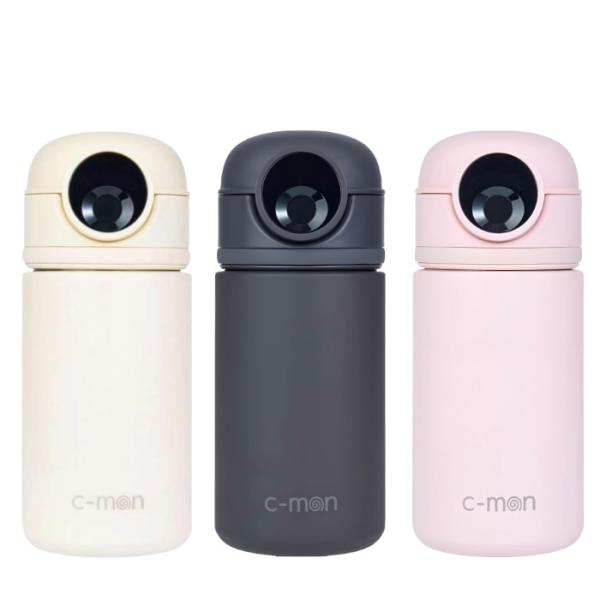 C-MON シーモン CM02-320 指紋センサー付き真空断熱ボトル 320ml アンチドーピング 誤飲 いたずら防止 指紋認証