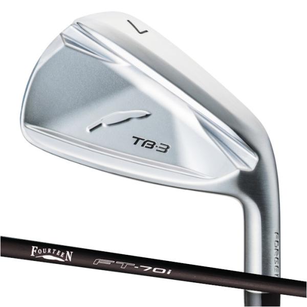 【メーカーカスタム】FOURTEEN フォーティーン TB-3 FORGED IRON EASY FT-70i カーボンシャフト7I〜PW（4本セット）  ピュアフォージド