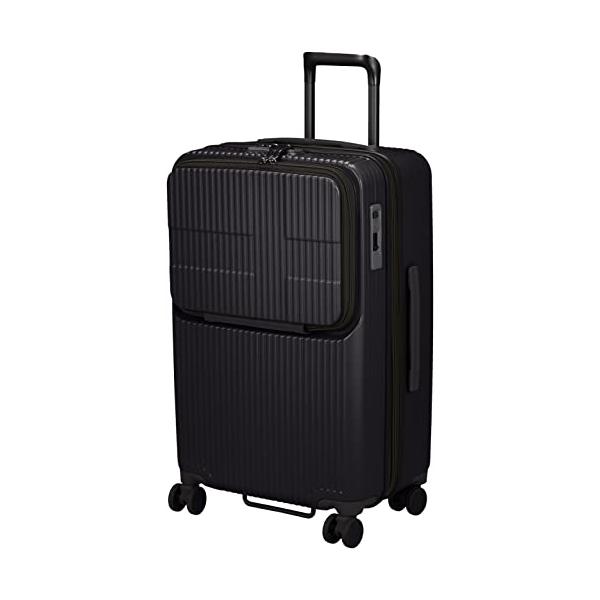 [イノベーター] スーツケース グッドサイズ トップオープン 多機能モデル INV60 保証付 65 cm 4kg マッドブラック