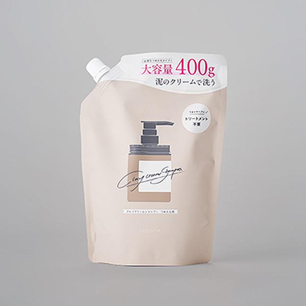 cocone クレイクリームシャンプー モイスト【詰め替え用】400g