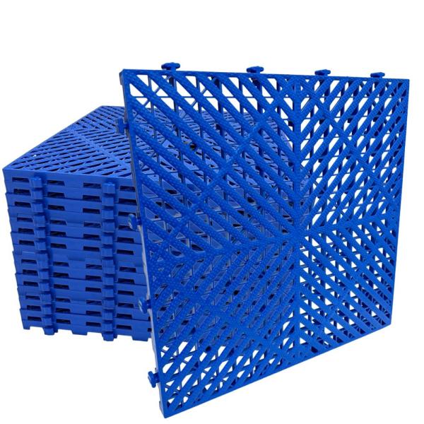 ONESORA ジョイントマット 水はけマット ブルー 20枚セット 業務用床マット ベランダマット 人工芝下地マット 約40cm×40cm×1.9cm 通気性 湿気防止 使方簡単