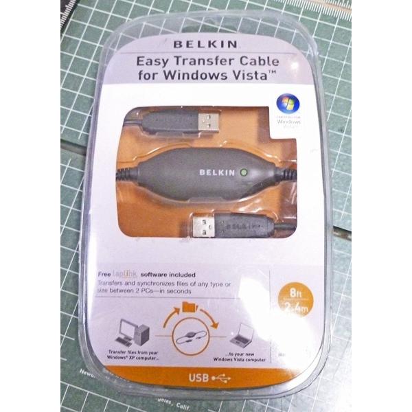 Belkin Easy Transfer Cable for Windows Vista ベルキン イージー トランスファーケーブル ウィン :20200606232049-01329:ダブルケーツー!店 通販 Belkin Easy Transfer Cable for Windows Vista ベルキン イージー トランスファーケーブル ウィン
