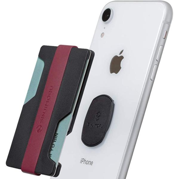 スマホ 背面 着脱可能 カードケース パスカード カードホルダー Suica Pasmo カード入れ Iphone Android対応 Blackpallet Winered Wlob08dkc4v6v White Label Online 通販 Yahoo ショッピング