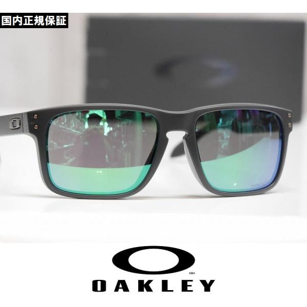 【新品】正規品 OAKLEY HOLBROOK サングラス プリズムレンズ OO9244-2956 Black/Prizm Jade アジアンフィット