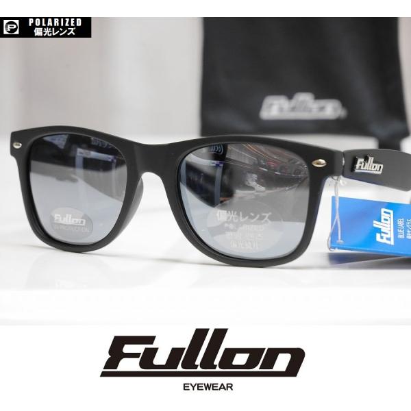 【新品】FULLON サングラス 偏光レンズ FBL039-12 - Matte Black / Silver Mirror Polarized - BLUE LABEL 正規品