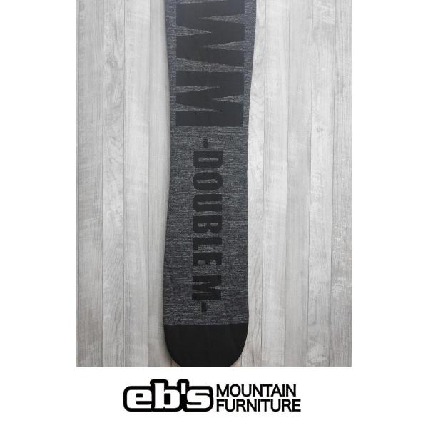 【新品】ebs WM KNIT COVER LOGO - MOKU-BLACK/BLACK - SMサイズ eb's製 ニットカバー ソールカバー スノーボード
