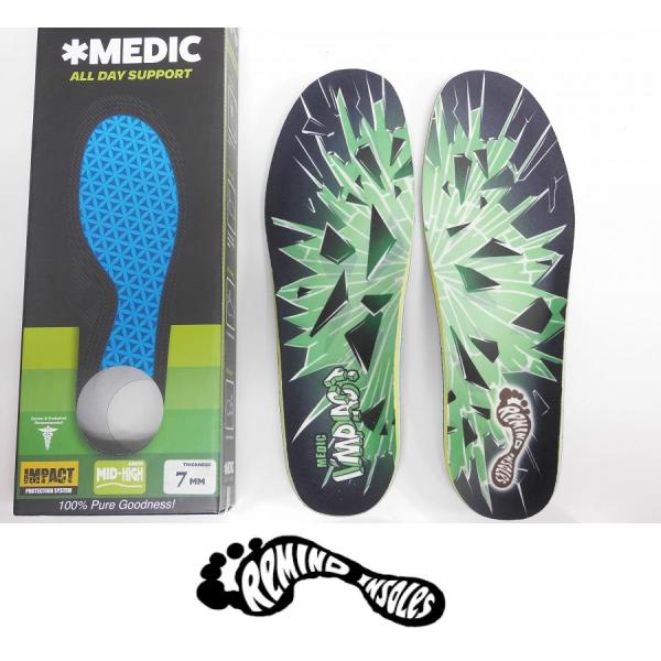 REMIND MEDIC IMPACT インソール 新品】REMIND INSOLES - MEDIC IMPACT 26.0/26.5 Medic Impact 7mm厚