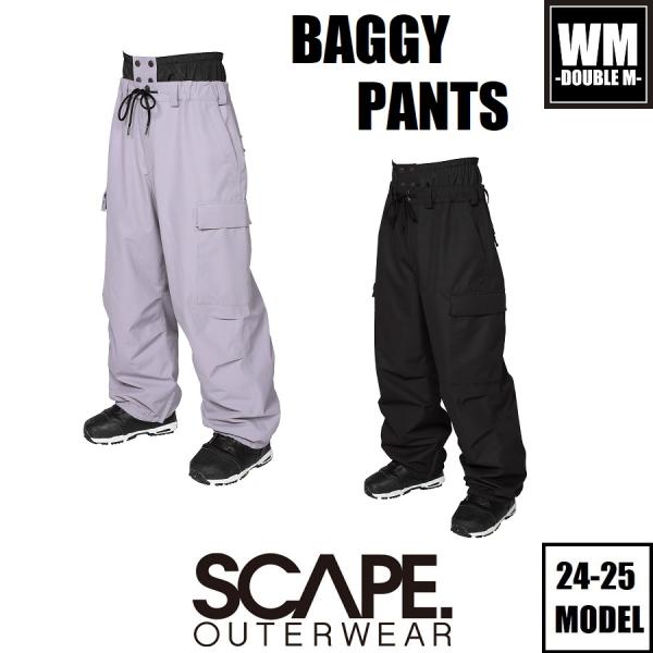 SCAPE（エスケープ） 24-25 SCAPE ウェア BAGGY PANTS スノーボード