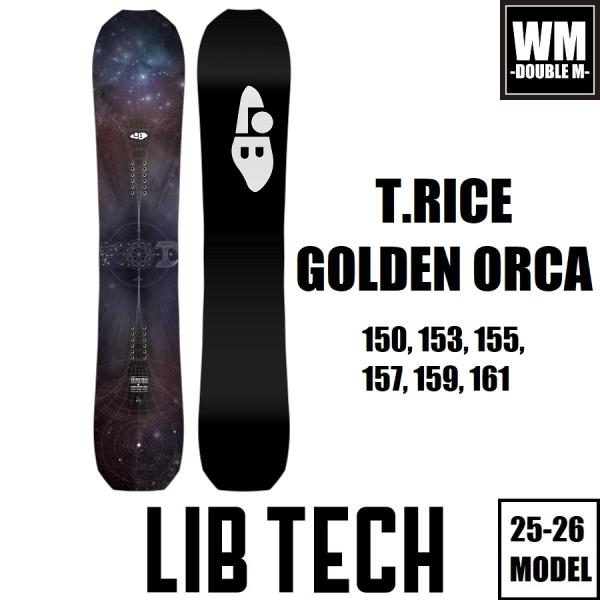 LIB TECH（リブテック） 25-26 LIBTECH T.RICE GOLDEN ORCA 国内正規品