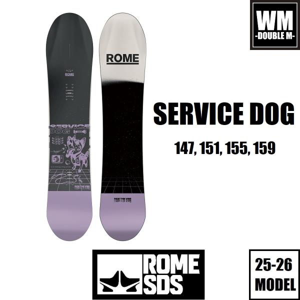 ROME SDS 25-26 ROME SERVICE DOG 国内正規品 スノーボード : WM