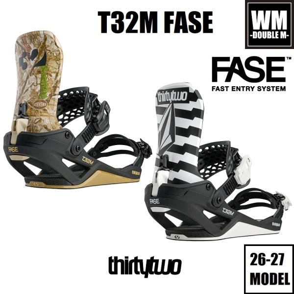26-27 ThirtyTwo T32M FASE 国内正規品 バインディング スノーボード - 早期予約割引 -