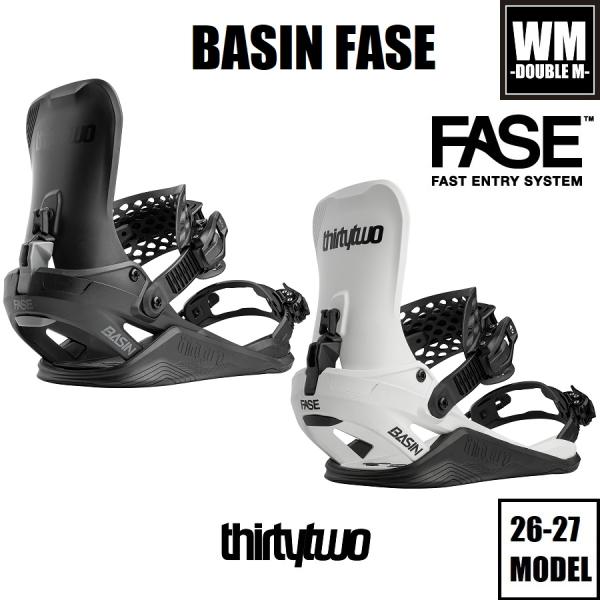 26-27 ThirtyTwo BASIN FASE 国内正規品 バインディング スノーボード - 早期予約割引 -