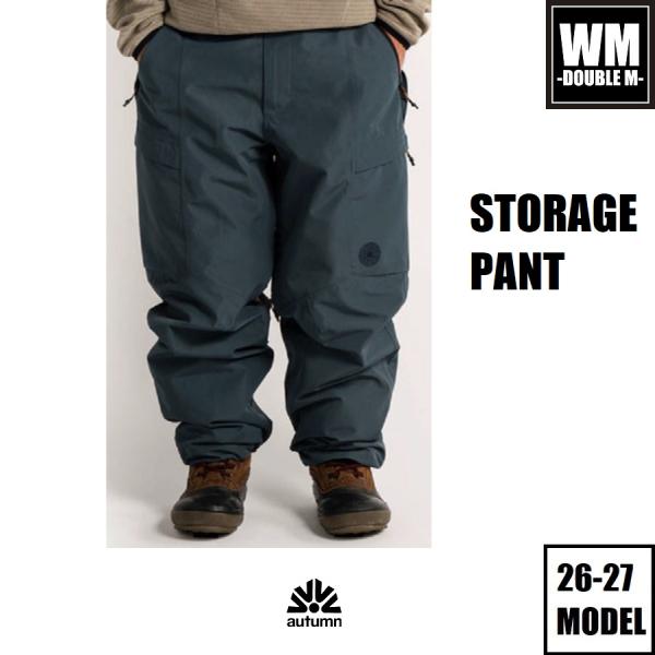 26-27 AUTUMN ウェア STORAGE PANT スノーボード パンツ 国内正規品 - 早期予約割引 -