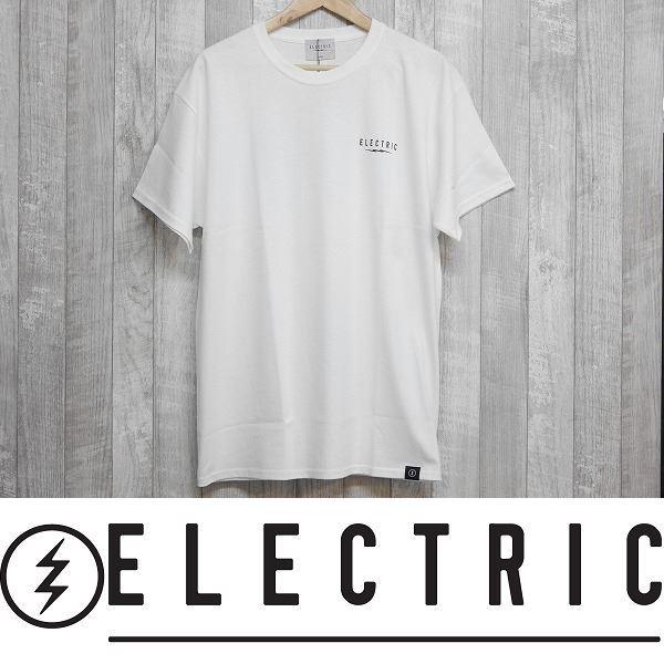 22 ELECTRIC TVc UNDER VOLT S/S TEE - WHITE/BLACK - Ki Xm[{[h