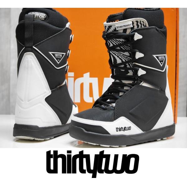 thirtytwo 23-24 ThirtyTwo LASHED WS - BLACK/WHITE レディース 国内