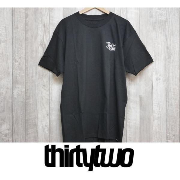 24 ThirtyTwo Tシャツ HOOD RATS VAN LIFE S/S TEE - BLACK - 国内正規品 スノーボード