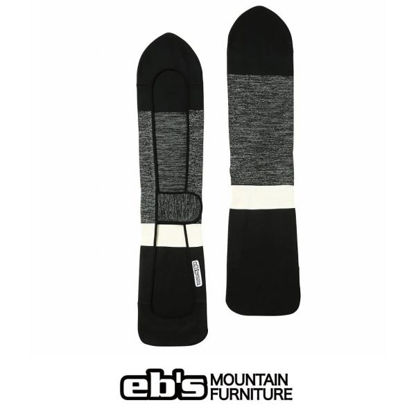 24 ebs エビス パウダーボード用 ソールカバー KNIT COVER PW - BLACK - 145-165 国内正規品