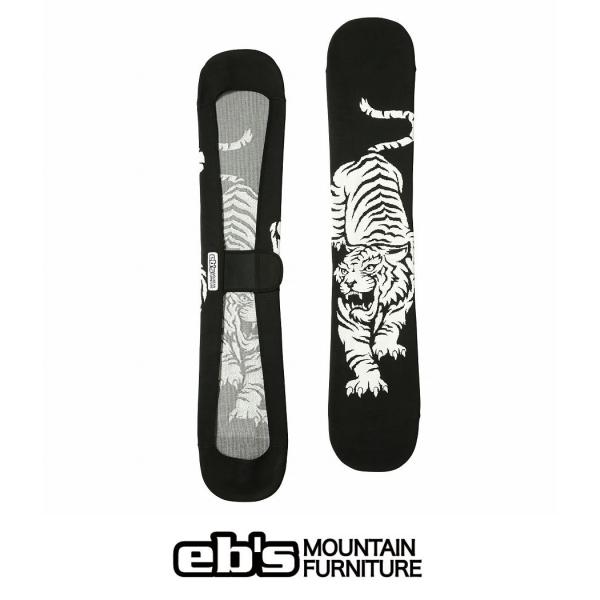 25 ebs エビス ソールカバー KNIT COVER TIGER - BLACK - 国内正規品