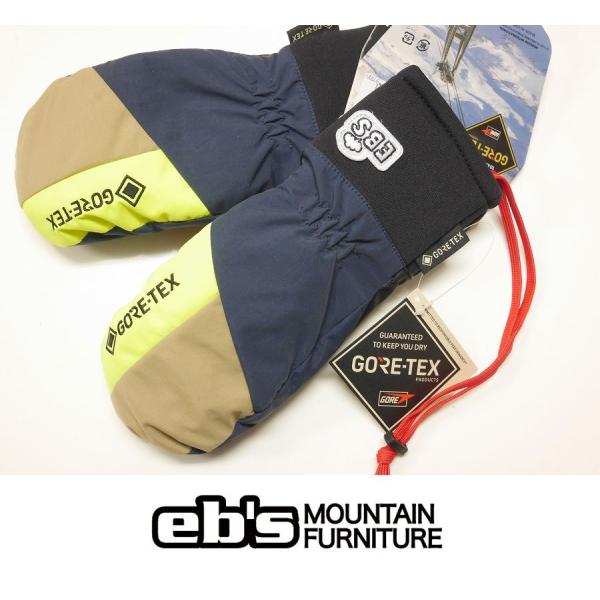 高品質なアクセサリーブランド「eb's」。・年式：2025年・メーカー：eb's・モデル名：JR MITT GORE-TEX・カラー：NEON/BEIGE・定価：7,920円(税込)子供こそ濡れないグローブを使おう!!GORE-TEXを採用...