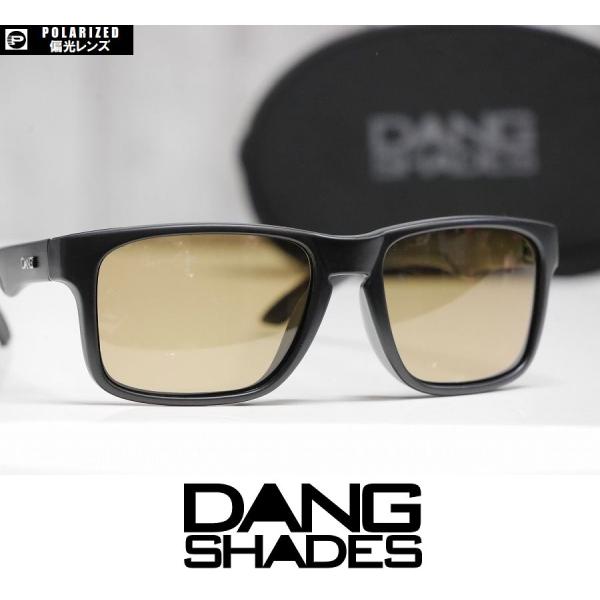 DANG SHADES サングラス ALL TERRAIN JP - Black Matte / Light Brown Polarized 偏光レンズ 国内正規品 vidg00503