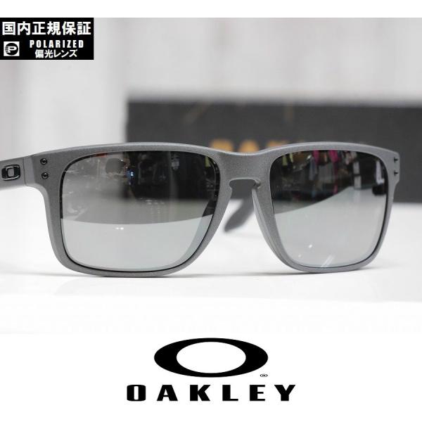 OAKLEY オークリー サングラス HOLBROOK XL - Steel / Prizm Black Polarized 偏光レンズ プリズムレンズ OO9417-3059 国内正規品