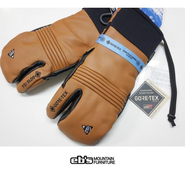 高品質なアクセサリーブランド「eb's」。・年式：2026年・メーカー：eb's・モデル名：LOBSTER GORE-TEX・カラー：CAMEL・定価：14,960円(税込)動かしやすさ、握りやすさを追求したオールレザーグローブ・手の甲、手...