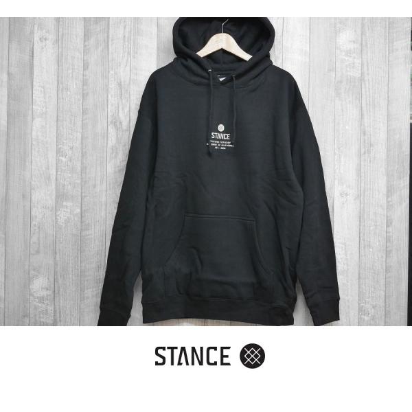 25 STANCE パーカー STANCE ESTABLISHED HOODIE - BLACK - スタンス ソックス 国内正規品