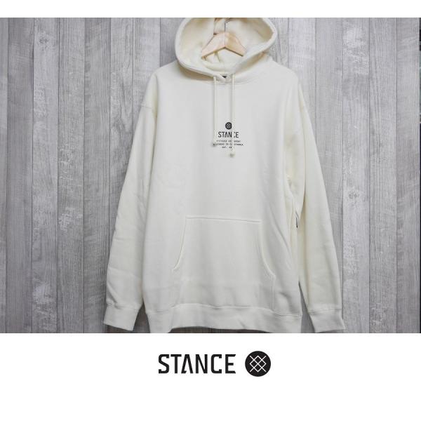 25 STANCE パーカー STANCE ESTABLISHED HOODIE - BONE - スタンス ソックス 国内正規品