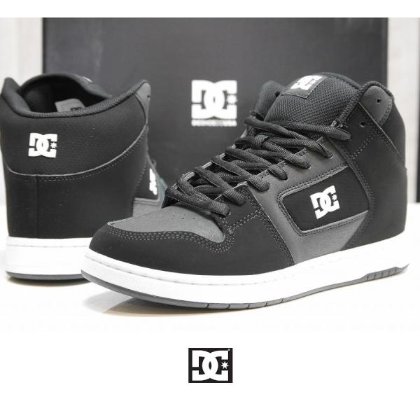 DC SHOES スニーカー ハイカット メンズ MANTECA 4 HI - BLACK/WHITE(BKW) 国内正規品