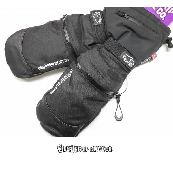 27 DEATHGRIP GLOVE スノーボード グローブ WEREWOLF MITT LONG CUT - Black - 国内正規品 デスグリップ ミトン