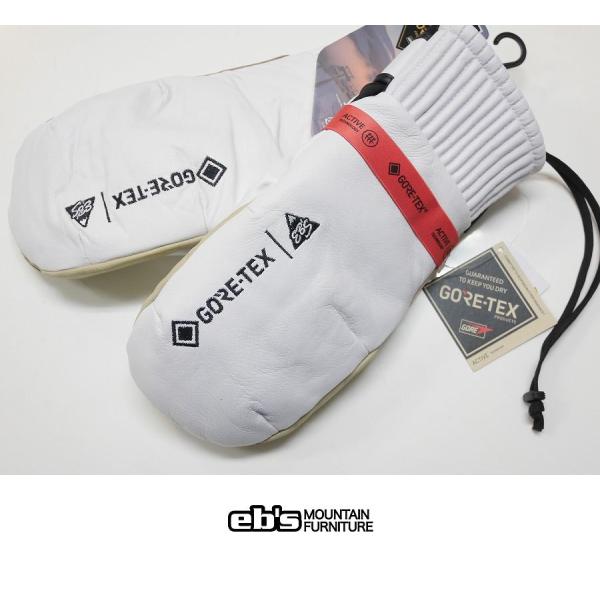 27 ebs スノーボード グローブ CARVING MITT GORE-TEX - WHITE - 国内正規品 エビス ゴアテックス ミトン
