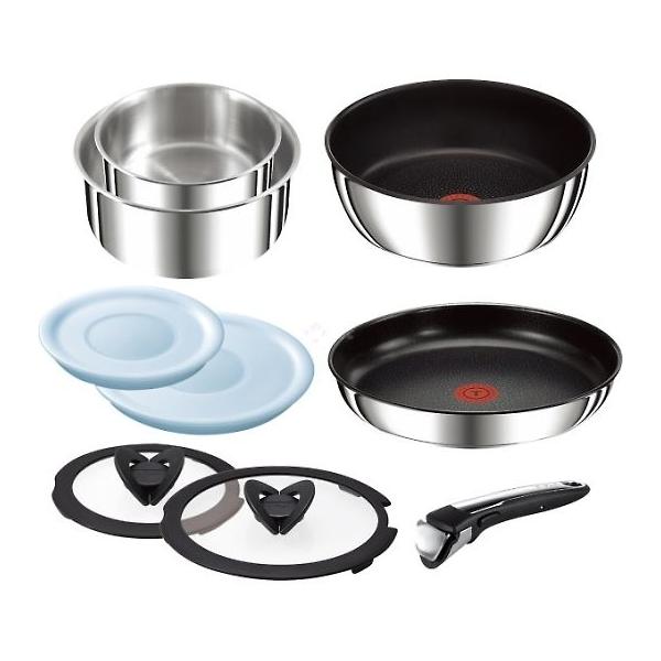 アウトレット送料無料 未使用 ティファール フライパン鍋9点セット 直火 ガス 最新情報