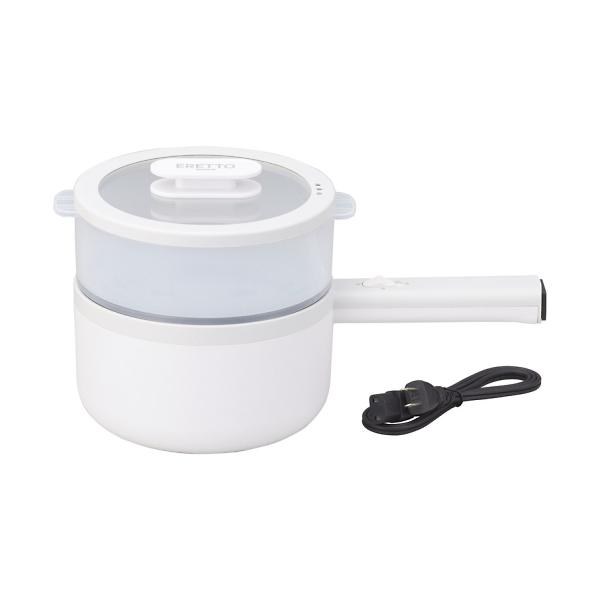 ERETTOmono 蒸し器兼用電気片手鍋18cm ET-113