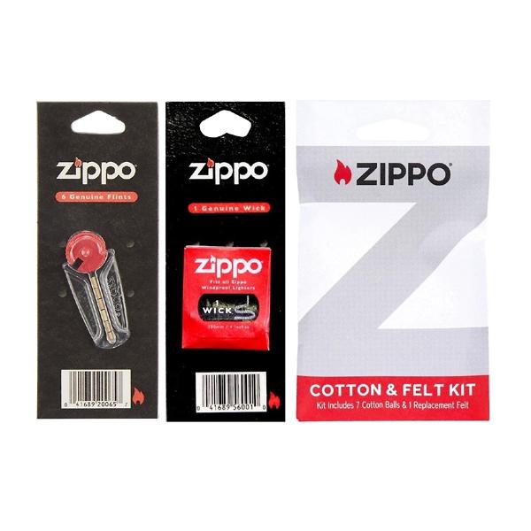 ZIPPO ジッポー ウィック＆フリント＆コットンフェルト メンテナンスセット 【投函便にて送料無料】
