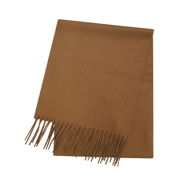 JOHNSTONS ジョンストンズ 2023AW カシミヤ マフラー Dark Camel ダークキャメル WA000016 SB3022