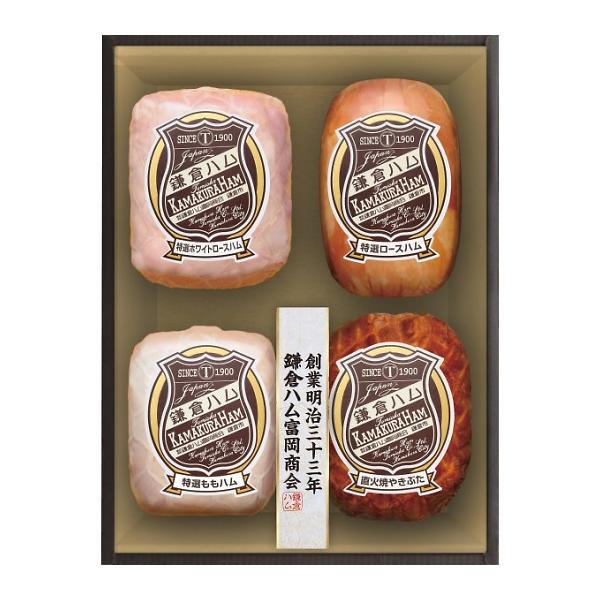 鎌倉ハム富岡商会 特選ハム・直火焼やきぶた4本詰め KDS-15T