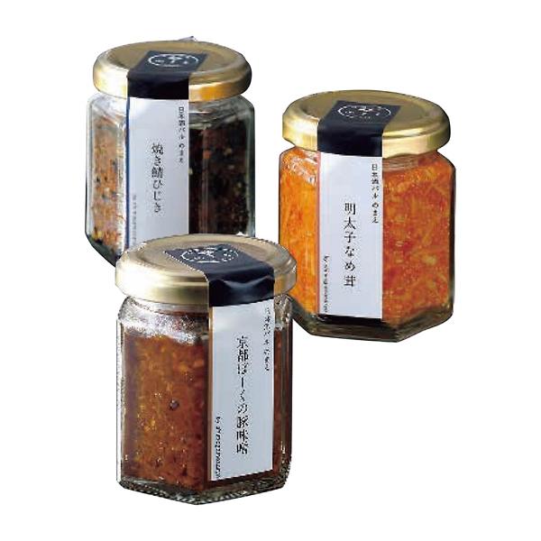 下鴨茶寮 山海の幸 「京都ぽーくの豚味噌・焼き鯖ひじき・明太子なめ茸」 20019