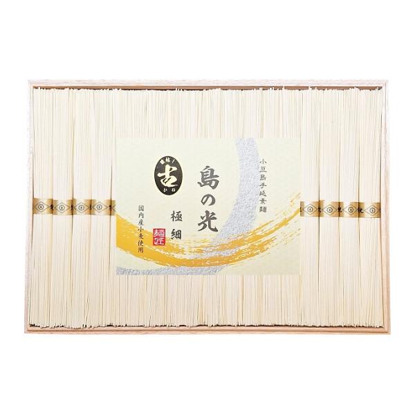 お中元 小豆島手延素麺「島の光 金帯・極細」特級品・古（18束） KH-18