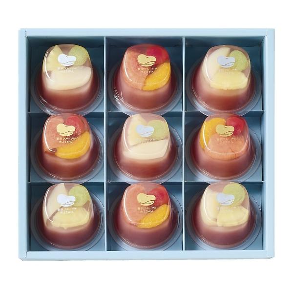 お中元 ひととえ 贅沢フルーツの水ようかん FYA-30