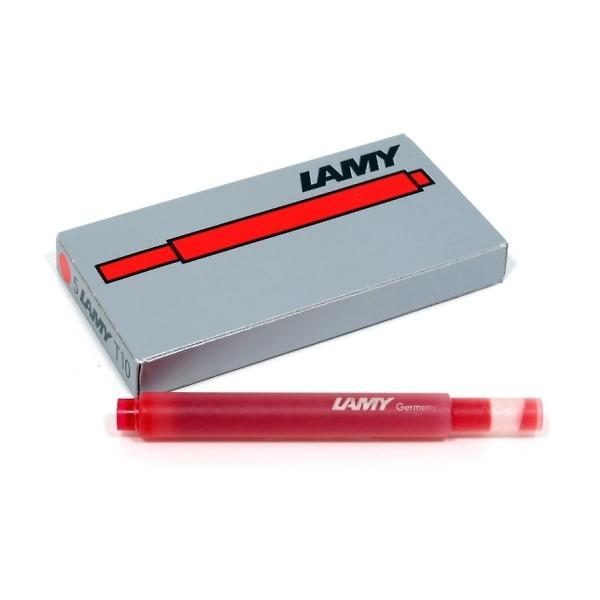 LAMY ラミー カートリッジインク 5本入り レッド LT10RD 【投函便にて送料無料】