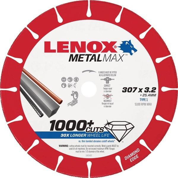 LENOX レノックス 105×15×1.3mm メタルマックス 2004945 金属用ダイヤモンドホイール