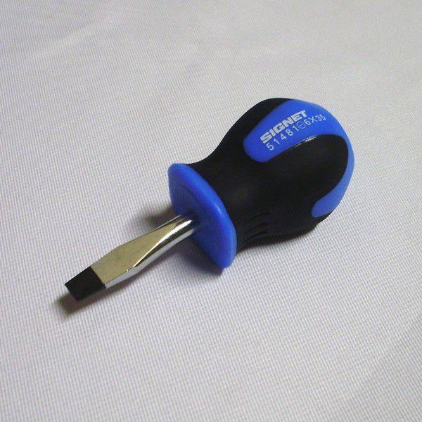 SIGNET シグネット スタビーソフトグリップドライバー 51481 マイナス (-)6.0×35mm