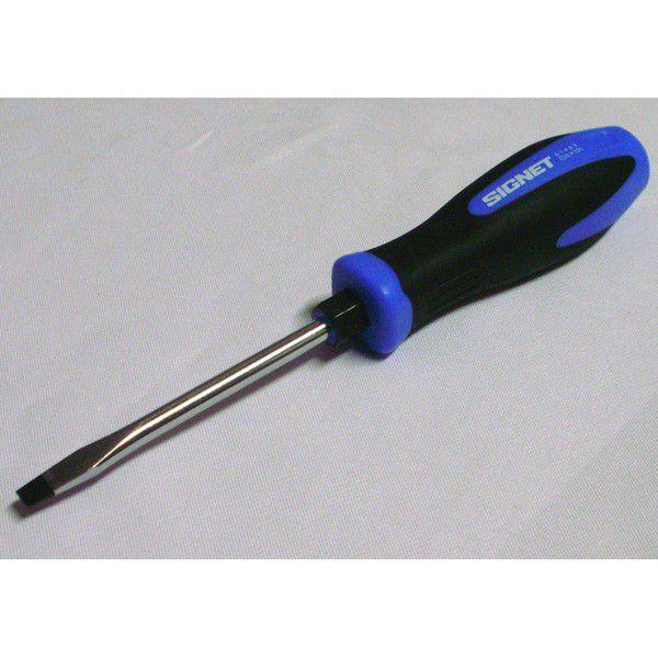 SIGNET シグネット ソフトグリップドライバー 51483 貫通タイプ マイナス (-)6.0X100mm