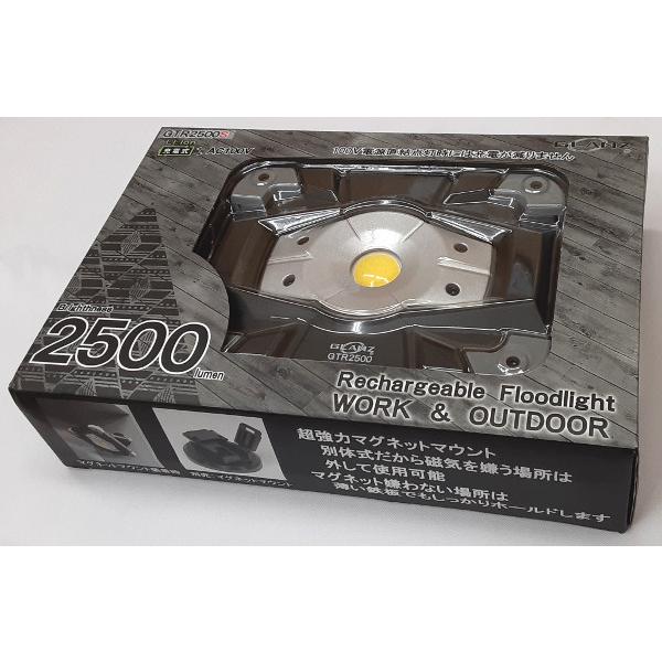 訳あり処分品 GLANZ グランツ GTR2500S 充電式 LEDワークライト マグネットマウントセット