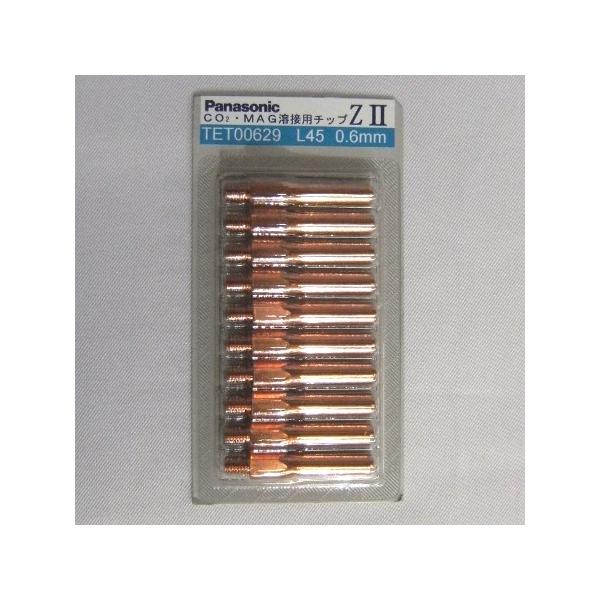 Panasonic　CO2・MAG溶接用チップ　純正品　2箱セット（200本） Panasonic ( パナソニック ) Z-2 チップ 1.6 mm用 TET01691 CO2