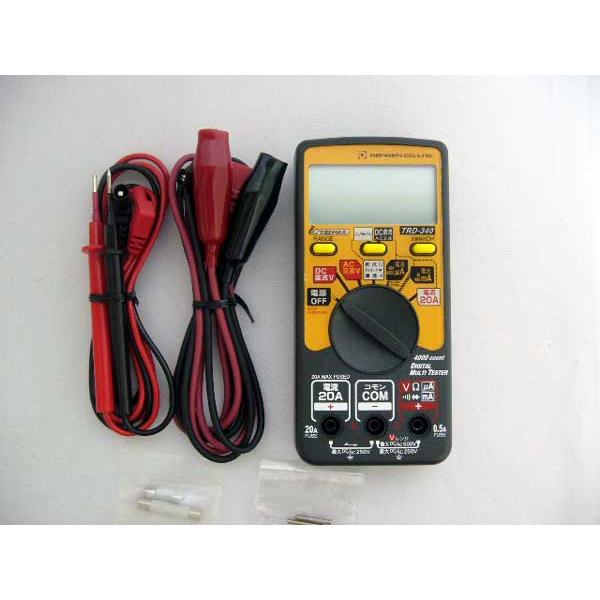 ポイント10倍】デンゲン デジタルマルチテスター TRD-340 楽天市場