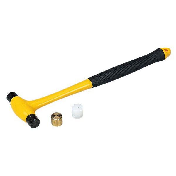 KTC 交換式ヘッド(鉄 樹脂 真鍮) ミニハンマー 全長245mm TUD3L