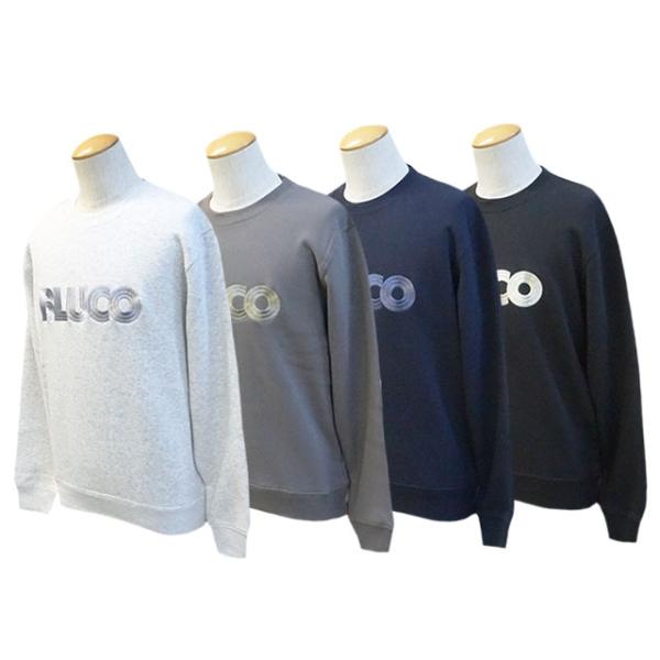 全4色【BLUCO/ブルコ】2023AW「Sweat Shirts”Embroidery”/スウェット