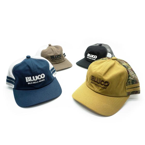 全4色【BLUCO/ブルコ】2023SS「Mesh Cap”Logo”/メッシュキャップ”ロゴ
