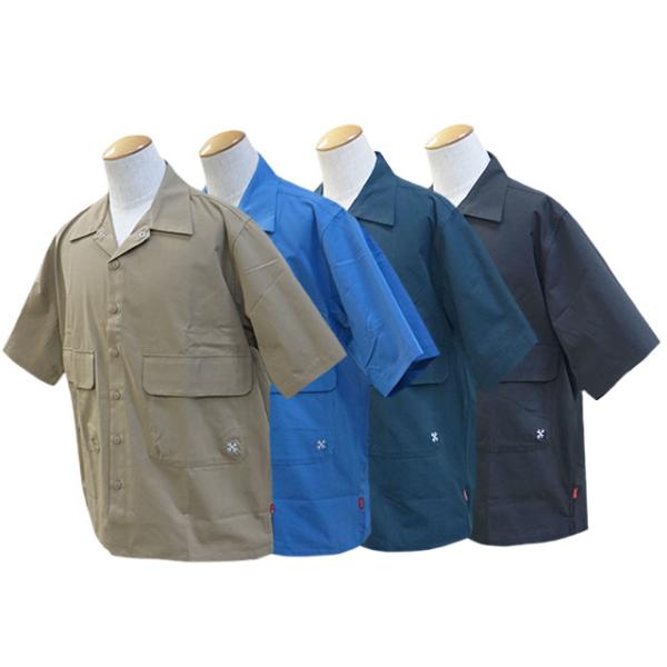 50% OFF)【BLUCO/ブルコ】2024SS「Big Pocket S/S Work Shirts/ビッグ